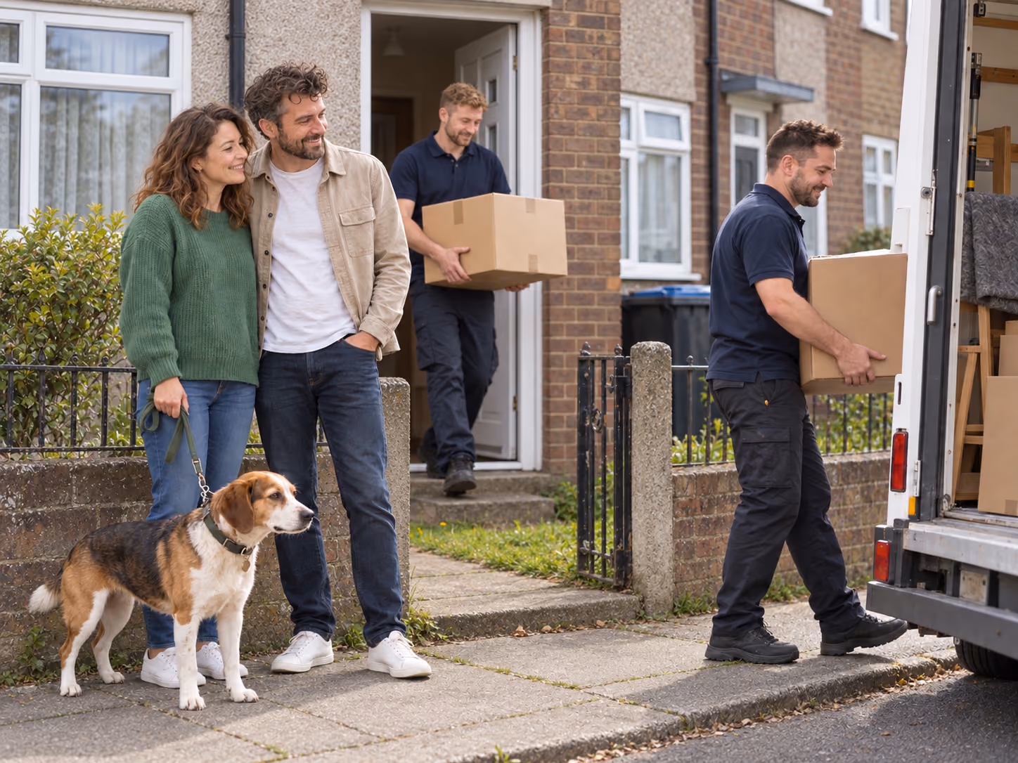 Moving day at a rented home